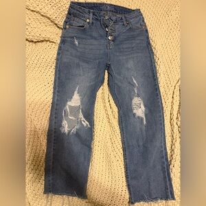 Wild Fable Ripped Blue Boyfriend Jeans